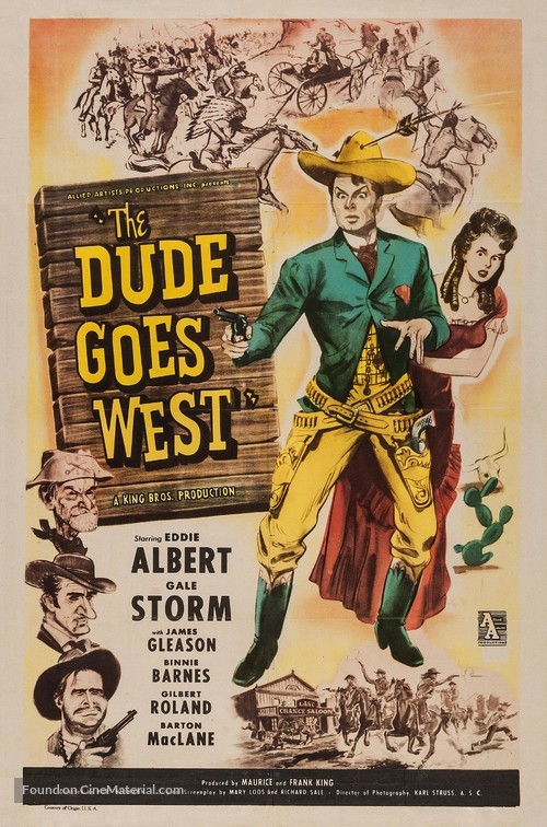 The Dude Goes West - Movie Poster
