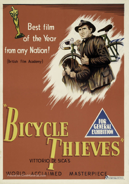 Ladri di biciclette - Australian Movie Poster