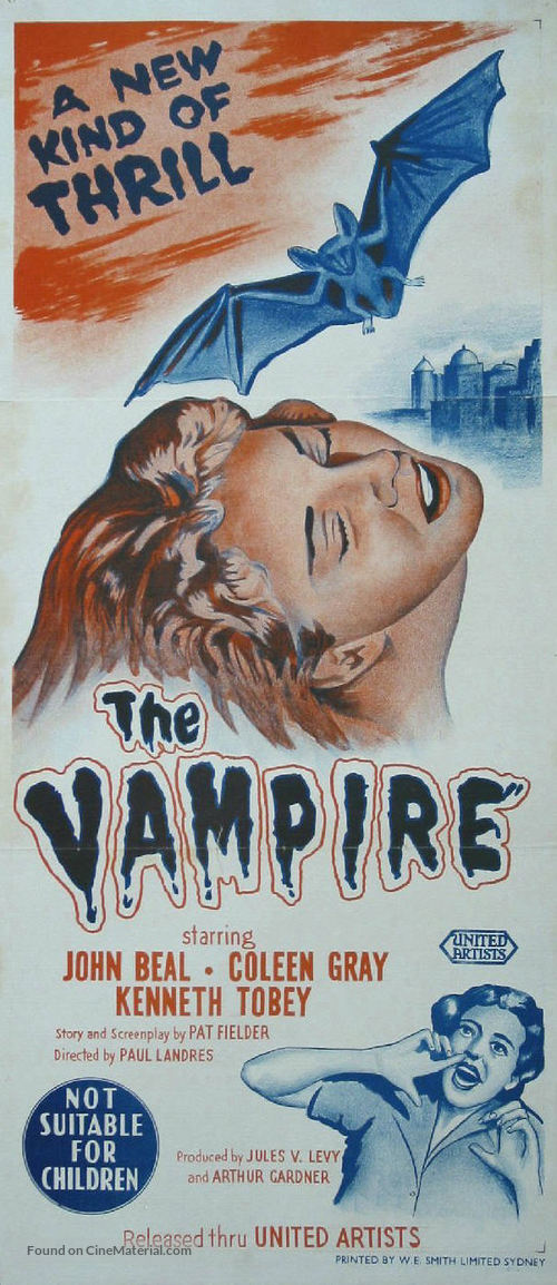 The Vampire - Australian Movie Poster