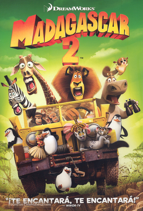 Madagascar: Escape 2 Africa - Argentinian Movie Cover