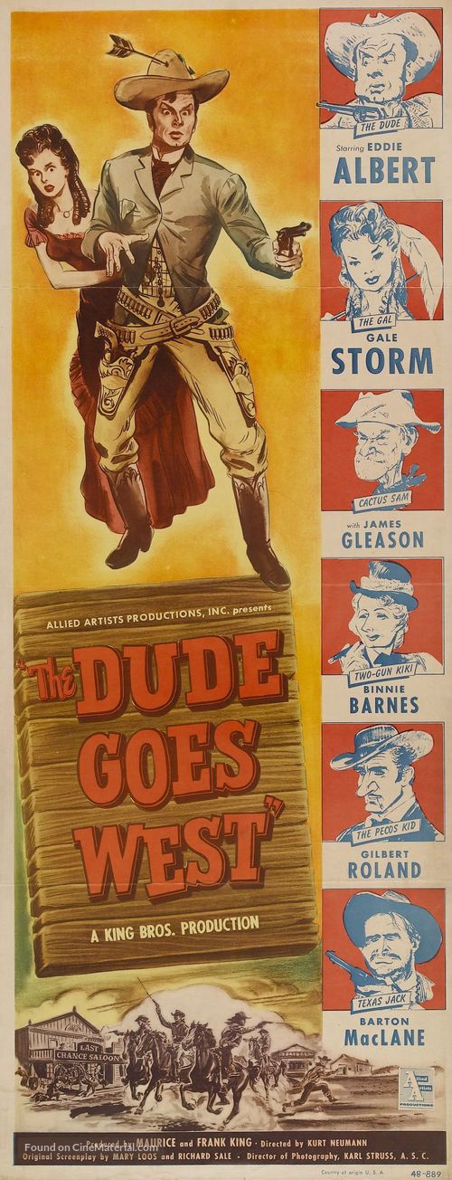 The Dude Goes West - Movie Poster