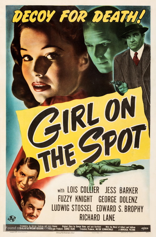 Girl on the Spot - Movie Poster