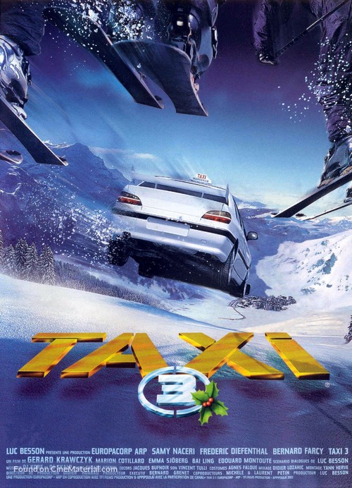 Taxi 3 - French Movie Poster