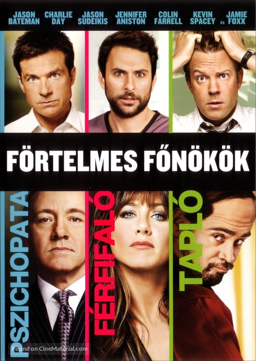 Horrible Bosses - Hungarian DVD movie cover