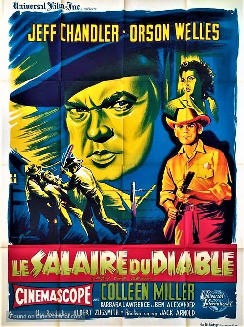 Man in the Shadow - French Movie Poster