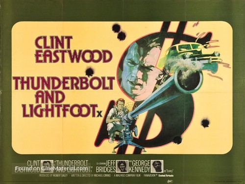 Thunderbolt And Lightfoot - British Movie Poster