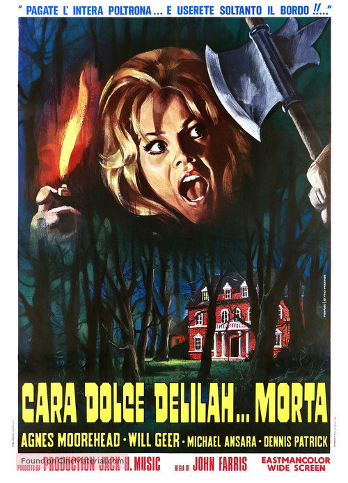 Dear Dead Delilah - Italian Movie Poster