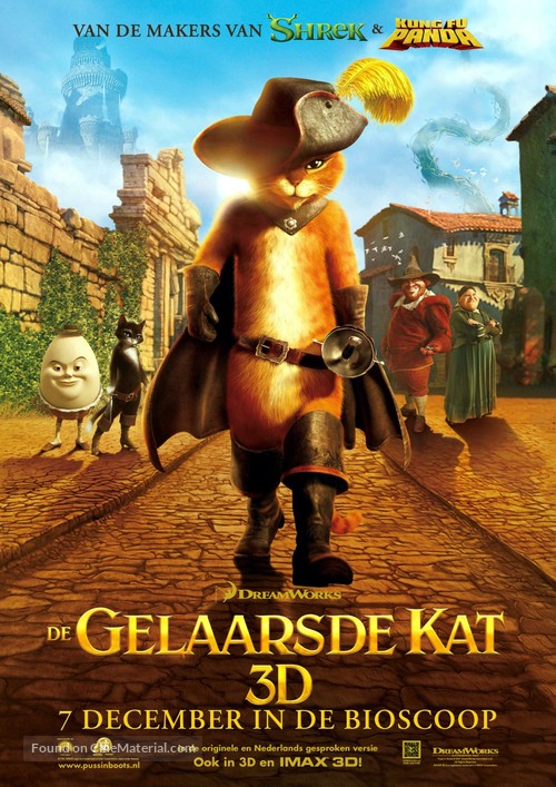 Puss in Boots - Dutch Movie Poster