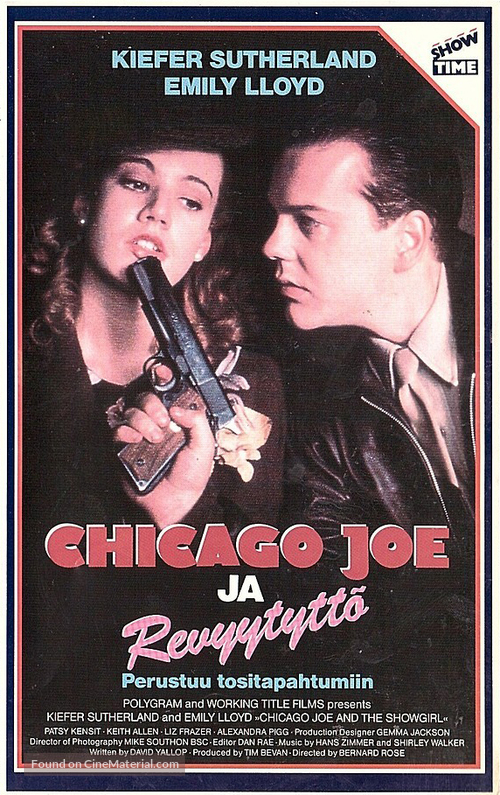 Chicago Joe and the Showgirl - Finnish VHS movie cover