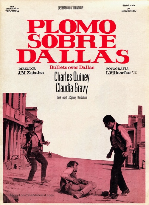 Plomo sobre Dallas - Spanish poster