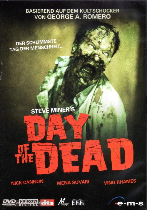 Day of the Dead - German DVD movie cover