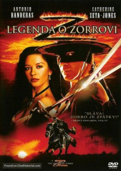 The Legend of Zorro - Czech DVD movie cover