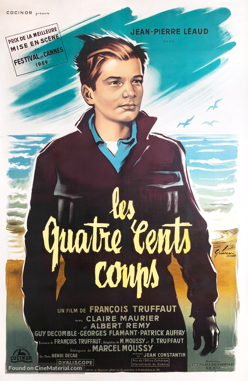 Les quatre cents coups - French Movie Poster