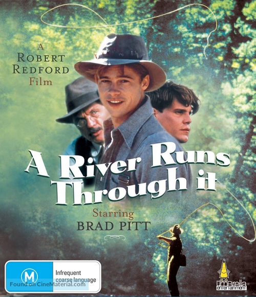 A River Runs Through It - Australian Blu-Ray movie cover