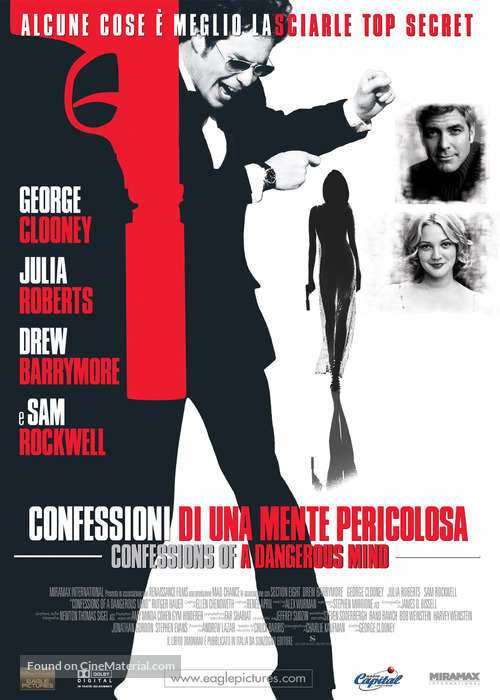 Confessions of a Dangerous Mind - Italian Movie Poster