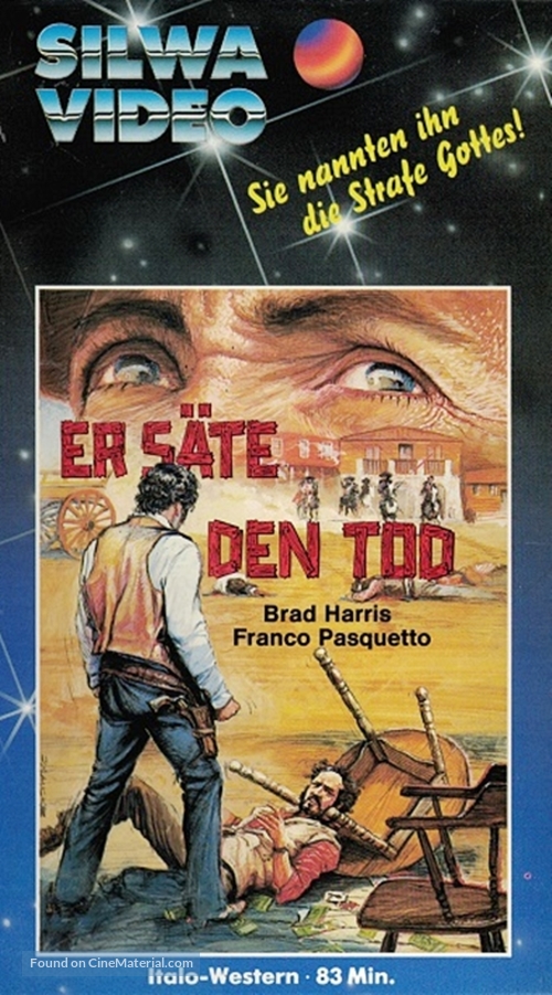 Semin&ograve; morte... lo chiamavano il Castigo di Dio! - German VHS movie cover