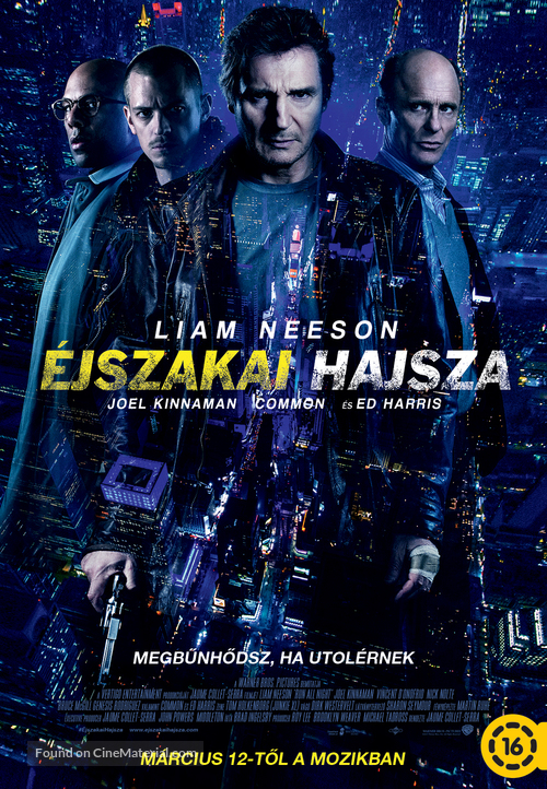 Run All Night - Hungarian Movie Poster