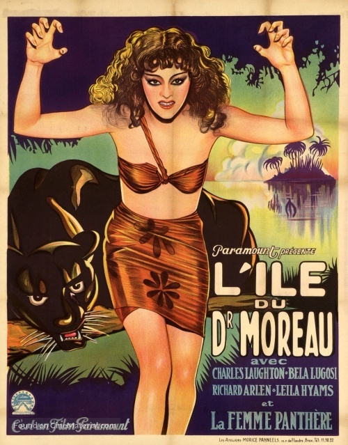 Island of Lost Souls - Belgian Movie Poster