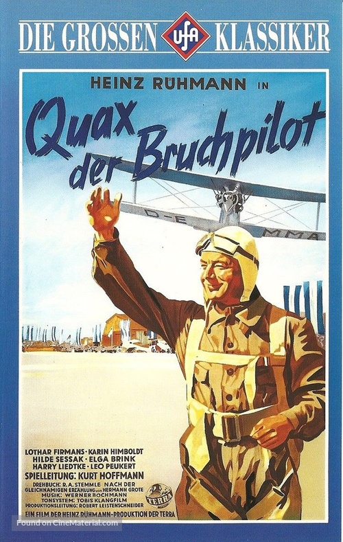 Quax, der Bruchpilot - German VHS movie cover