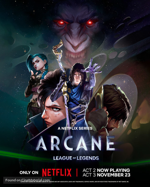 &quot;Arcane: League of Legends&quot; - Movie Poster