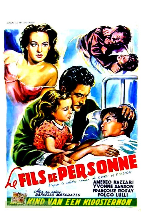 I figli di nessuno - Belgian Movie Poster
