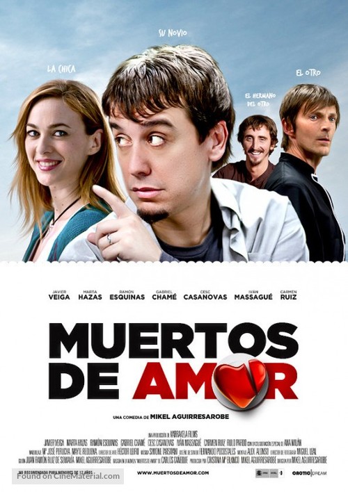 Muertos de amor - Spanish Movie Poster