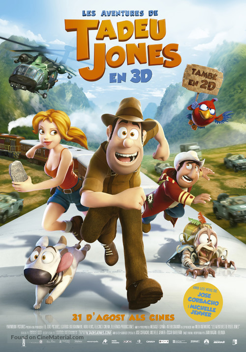 Las aventuras de Tadeo Jones - Andorran Movie Poster