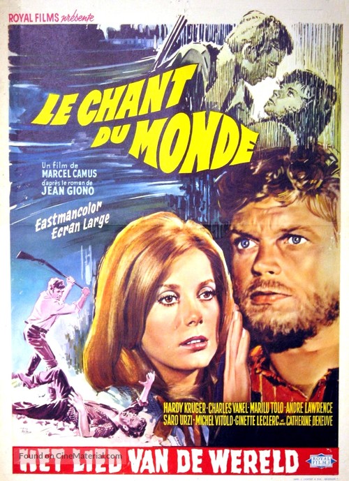 Le chant du monde - Belgian Movie Poster