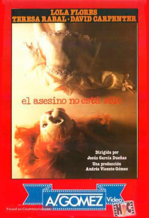 El asesino no est&aacute; solo - Spanish Movie Cover