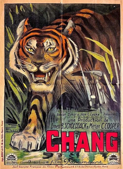 Chang: A Drama of the Wilderness - French Movie Poster