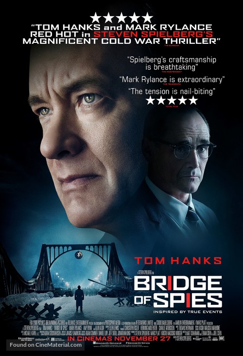 Bridge of Spies - British Movie Poster