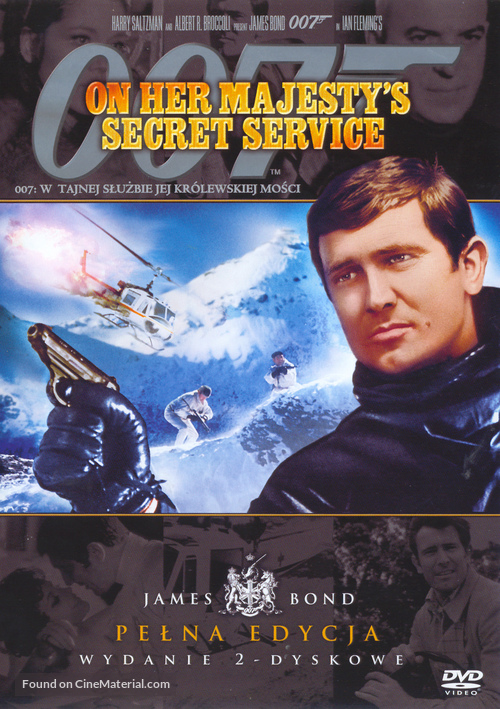 On Her Majesty&#039;s Secret Service - Polish Movie Cover