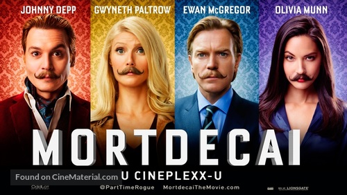 Mortdecai - Serbian Movie Poster