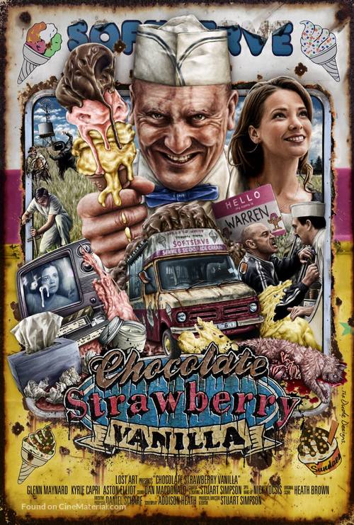 Chocolate Strawberry Vanilla - Australian Movie Poster