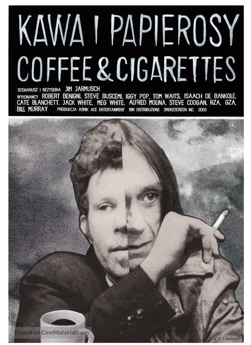 Coffee and Cigarettes - Polish Movie Poster