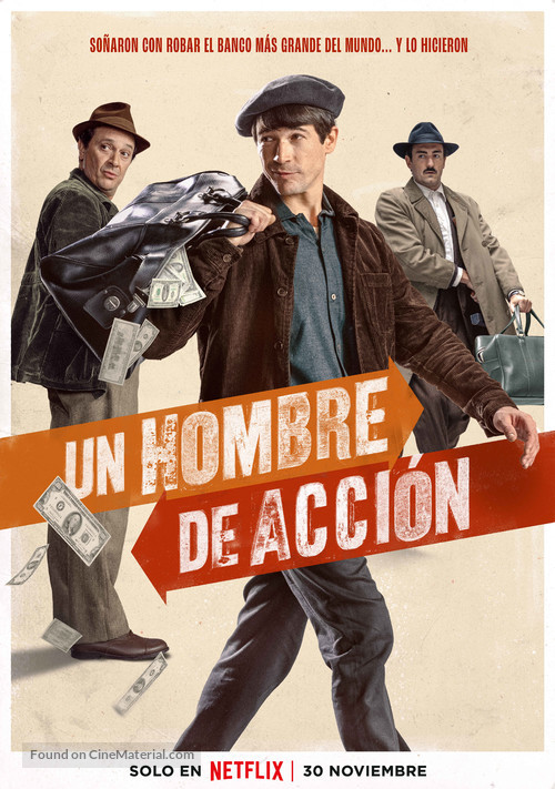 Un hombre de acci&oacute;n - Spanish Movie Poster