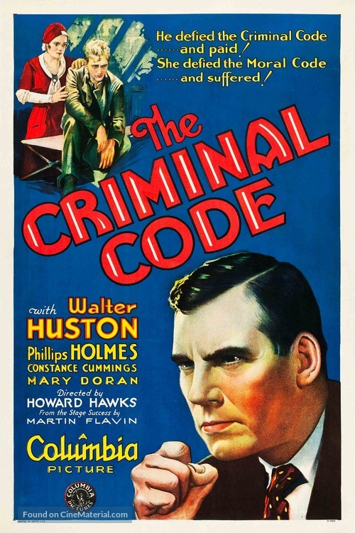 The Criminal Code - Movie Poster