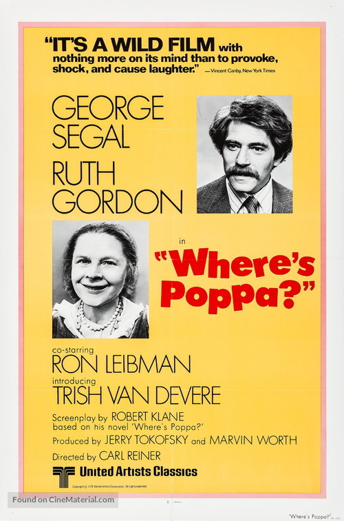 Where&#039;s Poppa? - Re-release movie poster
