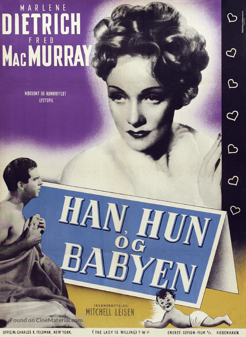 The Lady Is Willing - Danish Movie Poster