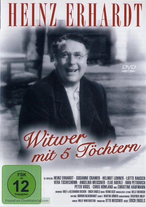 Witwer mit 5 T&ouml;chtern - German DVD movie cover