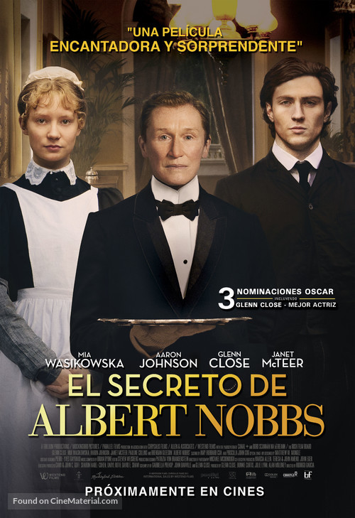 Albert Nobbs - Peruvian Movie Poster
