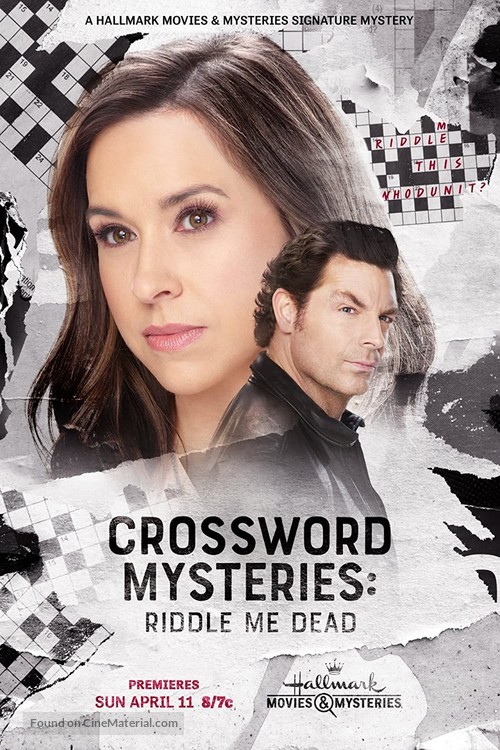 &quot;The Crossword Mysteries&quot; Riddle Me Dead - Movie Poster