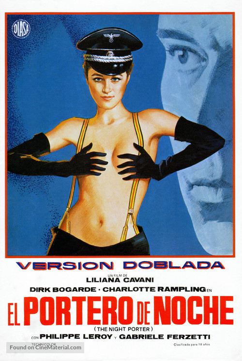 Il portiere di notte - Spanish Movie Poster