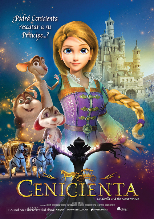 Cinderella and the Secret Prince - Mexican Movie Poster