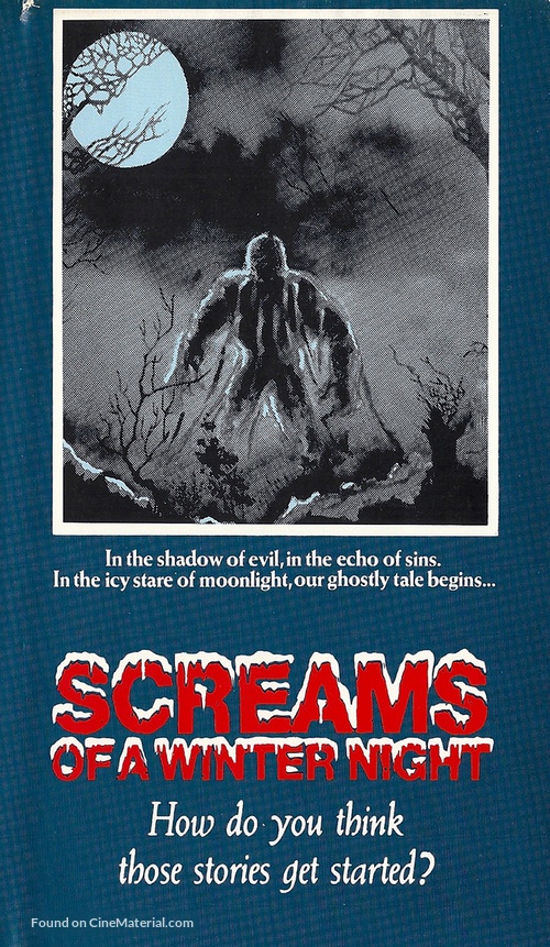 Screams of a Winter Night - VHS movie cover