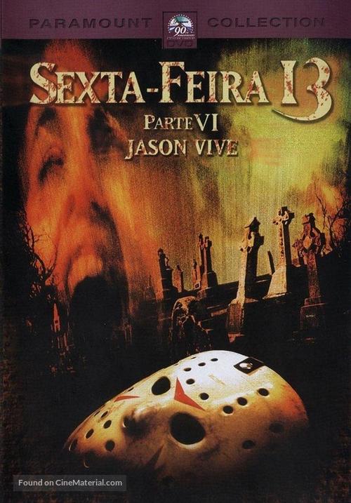 Friday the 13th Part VI: Jason Lives - Brazilian Movie Cover