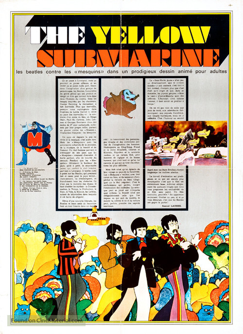 Yellow Submarine - French Movie Poster