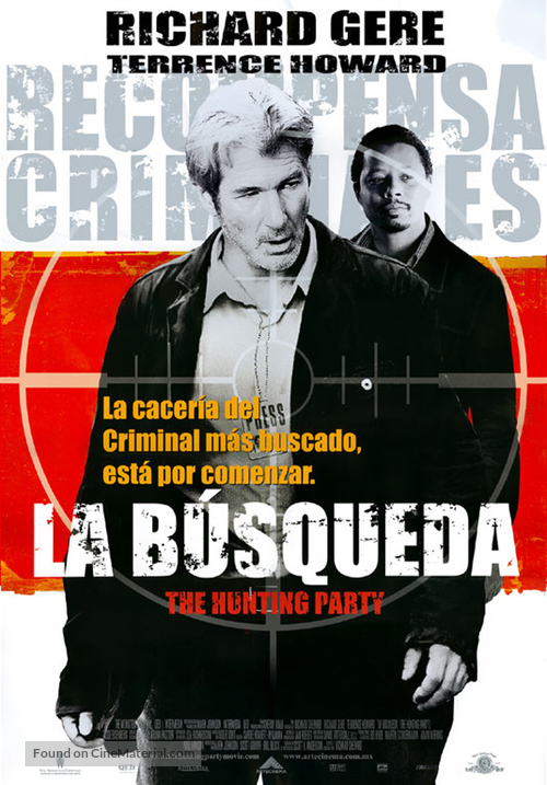 The Hunting Party - Mexican Movie Poster