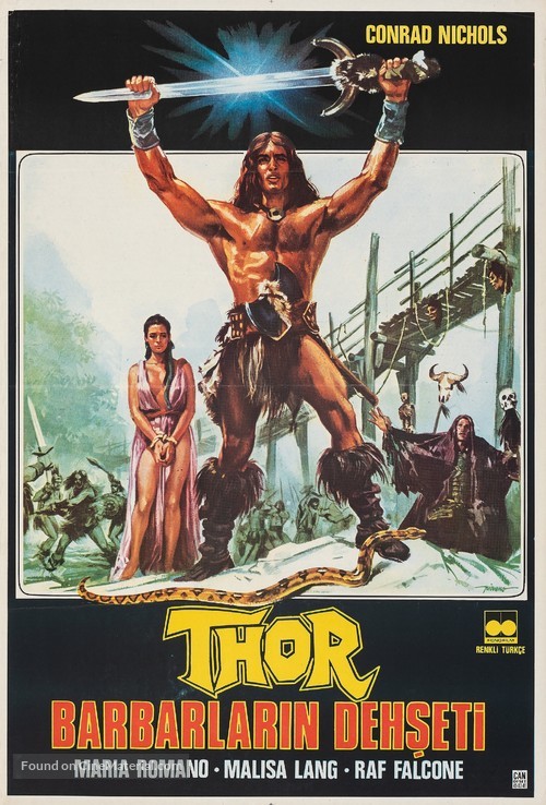 Thor il conquistatore - Turkish Movie Poster