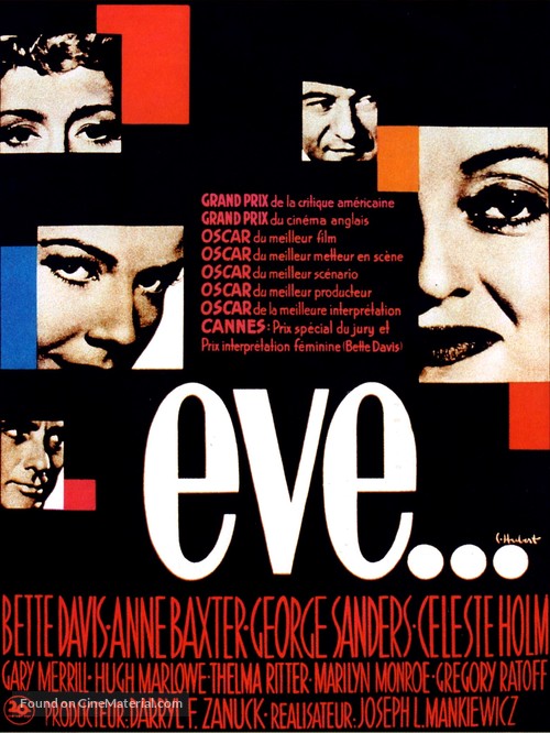 All About Eve - French Movie Poster